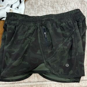 Camo Lululemon Hotty Hot Shorts